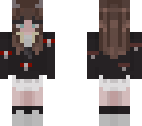 devil girl with mushroom sweater