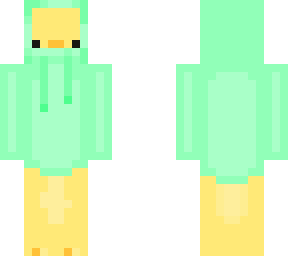 duck with green sweater