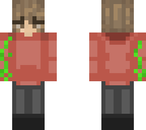 e girl skin for dark oak