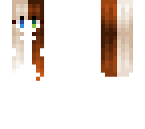 female hb - blonde split dark brunette