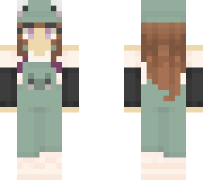 frog girl with hints of purple