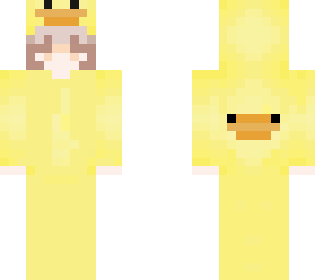 girl in ducky onesie