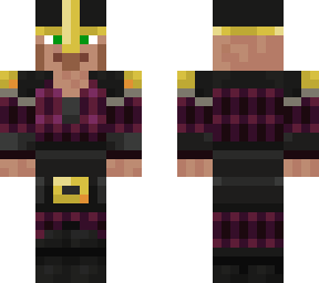 gold armored villager