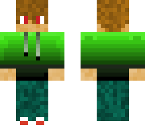 green hoodie