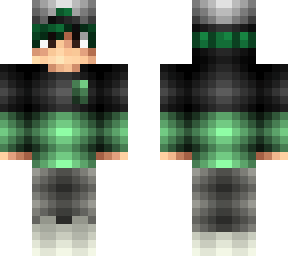green hoodie boy