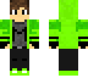 green hoodie boy