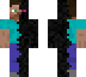 half corrupted steve