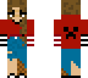 my first girl skin :) | Minecraft Skin