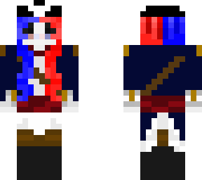 one of my skins in l'manburg uniform