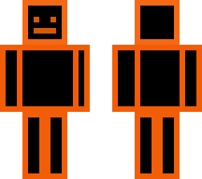 orange and black shadow