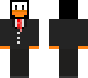 penguin in suit