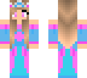 pink and blue