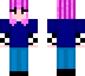pink hair girl
