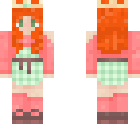 plaid dress and red shirt skin :)