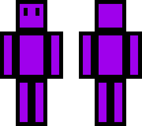 purple 3d robot