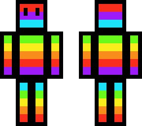 rainbow 3d robot