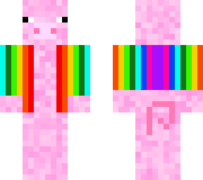 rainbow pig