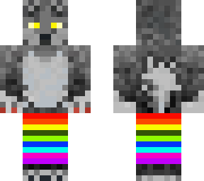 rainbow wolf