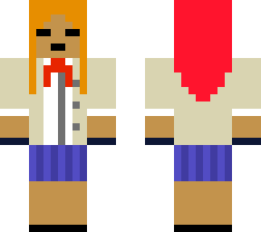 red and orange hair schoolgirl