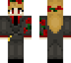 rose suit girl