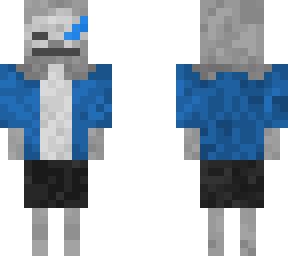 skeleton mob as sans (remastered)