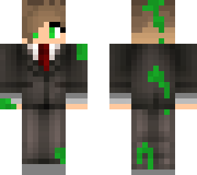 slime gurl but in a suit