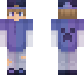 some purple and blue guy