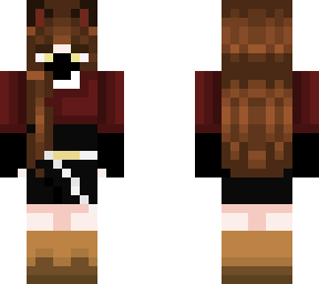 the black red wolf
