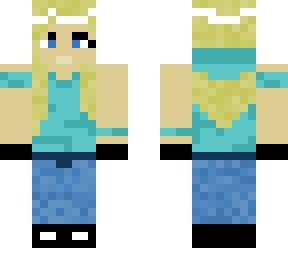warrior girl, blonde edited