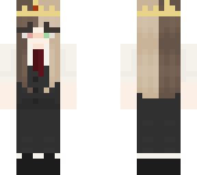 with a crown