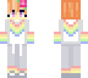 (not mine just hair and eye shift) pastel boi
