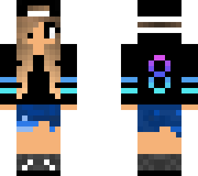 8-ball girl (black shoes)