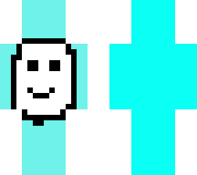 another blue face