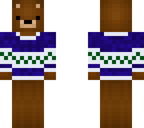 bear blue sweater