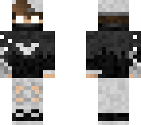 black and white
