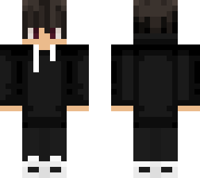 black hoodie male (brown eyes)
