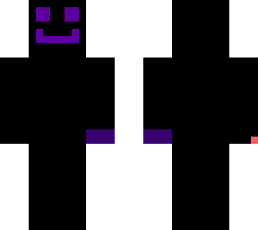 black purple smile