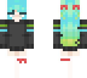 blue and green
