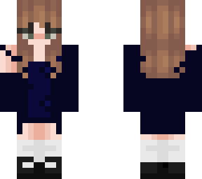 blue dress