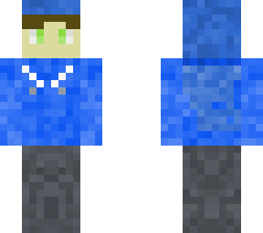 blue hooded boy