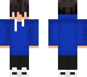 blue hoodie male (brown eyes)