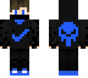 blue nike skin
