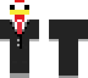 chicken in a suit
