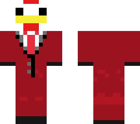chicken in a suit