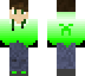creeper boy with hoodie and headphones (fixed)