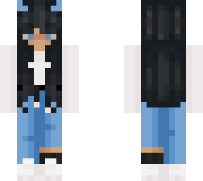 cute blue girl