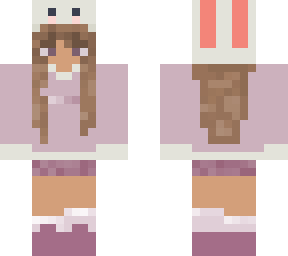 cute purple outfit skin | girl