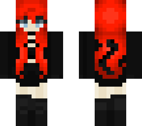 cute red demon girl