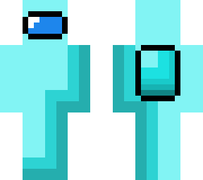 cyan amongus imposter