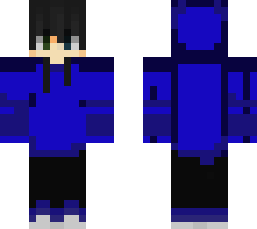 e-boy with blue hood